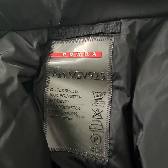 Prada Black Jacket L - Picture 2 of 3